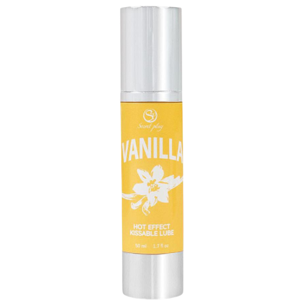 2 en 1 Lubrifiant et huile de massage vanille chauffant